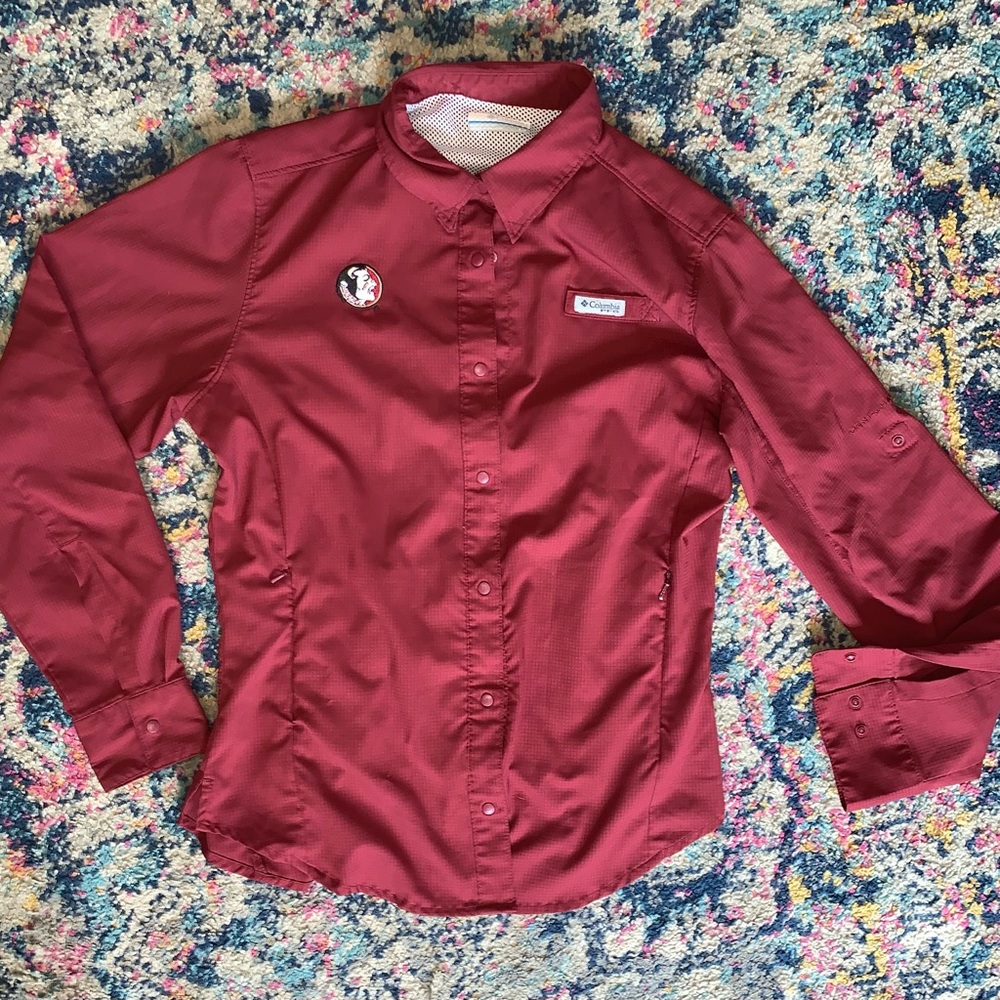 Like new FSU Columbia top